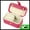 Red, variant on Unique Bargains 1pc Mini Elegant Square Jewelry Box for Travel White