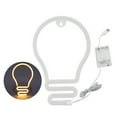 thumbnail image 1 of Lámpara de pared, luz de neón con forma de bombilla, señal de neón, solución innovadora de luz de neón Jadeshay A, 1 of 8