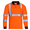 Orange, variant on JORESTECH Hi-Vis Long Sleeve Safety Polo Shirt, ANSI Class 3 (Yellow/Black, XL)
