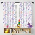thumbnail image 5 of Blackout Kids Curtains,Pioneer Flower Floral Print Pattern Childrens Insulated Curtains Set Of 2,Bedroom Essentials,Toddler Room Decor 42"x54", 5 of 5