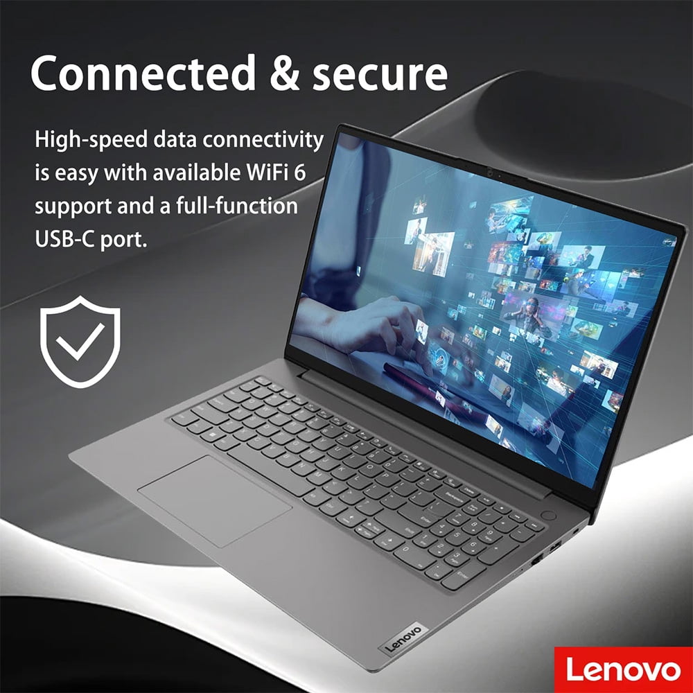 Lenovo V-Series Business Laptop, 15.6" FHD 1920×1080, Intel Core i5-13420H, 40GB RAM, 1TB SSD, Wi-Fi 6, HDMI, USB-C, Windows 11 Home, Grey