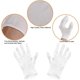 thumbnail image 2 of Moisturizing White Cotton Gloves, 6 Pairs, Reusable, Elastic, for Hand Spa, Cleaning, Archives, Silver Inspection, Jewelry, 2 of 5