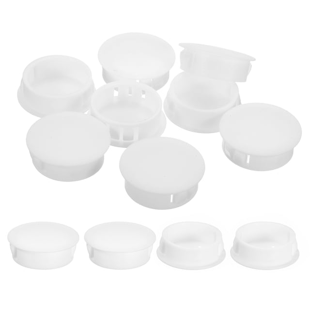 Uxcell 18 Pcs 30mm(1-3/16 Pouces) Panneau Rond à Encliqueter, Blanc
