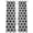 Black, variant on Retro Rhombus Sheer Curtains 63 Inch Length 2 Panels Set Window Treatments, Morocco Abstract Geometric Art Navy Blue Rod Pocket Semi Curtains for Living Room/Bedroom/Kitchen Décor, 104"W x 63"L