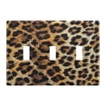 thumbnail image 2 of Leopard Fur Print Light Switch Cover Electrical Outlet Cover Replaceable Wall Plates 2-Gang, 2 of 8