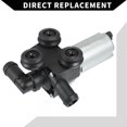 thumbnail image 4 of Bomba de agua de refrigeración auxiliar Unique Bargains No.64116928246 para BMW E81 06-11 para BMW E87 03-07 / 1Pcs Negra, 4 of 6