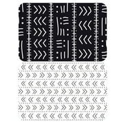 Conimar Tribal Texture , Reversible Black and White Placemat, 17.13" x 11.25", Individual Count, Flexible Plastic
