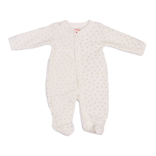 Mameluco Baby Creysi One For You Unisex 0M con Diseño de Estrellas y Botones Blanco