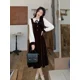 thumbnail image 4 of Woherb-vestido elegante para Mujer, Túnica De retales De punto, Vestidos acampanados negros, manga larga, 2024, 4 of 5