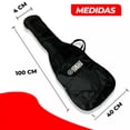 thumbnail image 4 of Funda para Guitarra Electrica Asa Reforzada Impermeable Rojo, 4 of 4