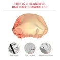 thumbnail image 5 of Kll The Sunset Of Dandelion Pattern Shower Cap & Bath Cap For Women,Reversible Oversized Waterproof Shower Caps For All Hair Lengths,Elastic Reusable Bathing Hair Cap, 5 of 9