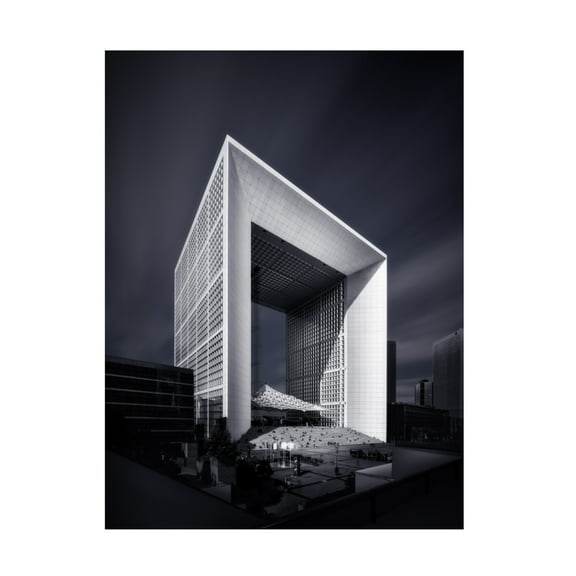 Trademark Fine Art Ute Scherhag La Grande Arche Ii Canvas Wall Art