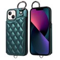 thumbnail image 1 of iPhone 13 Case ,Card Slots Leather Wrist Strap Phone Cover for iPhone 13, 1 of 5