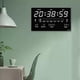 thumbnail image 5 of Reloj Digital Grande Moderno con Fecha Temperatura Interior Calendario Silencioso Sunnimix, 5 of 8