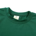 thumbnail image 4 of Curenmufel Toddler Baby Boy Girl Short Sleeve Crew Neck T Shirt Pullover Summer Basic Tee Solid Casual Clothes 12 18 Months 2T-7T(Green,6-7 Years), 4 of 7