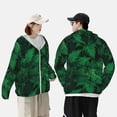 thumbnail image 4 of Lsque Green Leave Fern UPF 50+ Lightweight Sun Protection Men's Women's Long Sleeve Shirt, Hoodie Performance -Small, 4 of 9