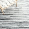 thumbnail image 6 of SAFAVIEH Skyler Orval Striped Area Rug, Ivory/Grey, 6'7" x 6'7" Round, 6 of 8