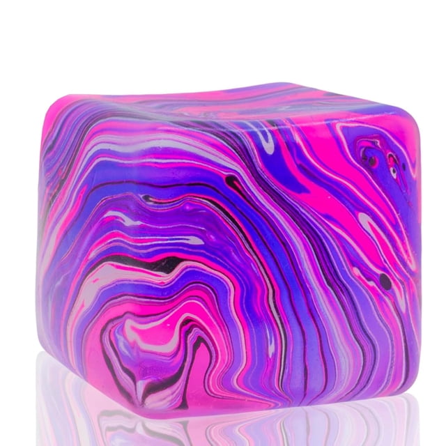 Cubo antiestrés fidget EHAUTO squishy morado