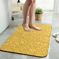thumbnail image 2 of 1pc Golden Glitter Bathroom Rug Bathroom Decor and Accessories- Durable,Anti Slip,And Quick Drying,Suitable For Indoor/outdoor Use - Perfect For Bathrooms,Bedrooms,Kitchens, 2 of 9