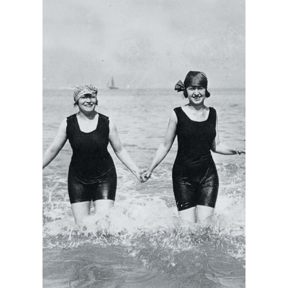 Bnf Portraits Carnet Blanc, Trois Baigneuses, Deauville, 1919, (Paperback)