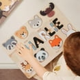 thumbnail image 5 of Children's Personalized Name Puzzle Wooden Educational Toy Birthday Gift, 5 of 5