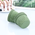 thumbnail image 4 of 100 pcs  Oil-proof Muffin Paper Cup Small Cake Holder Party Favors Baking Cups Accessory for Home Dessert Shop (Dark Green), 4 of 6