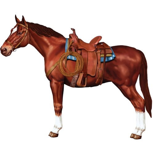 The Beistle Company Western Jointed Horse Standup