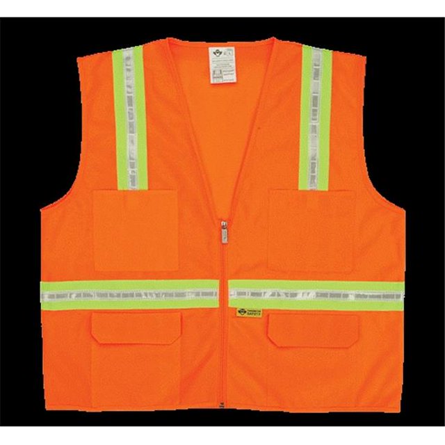 Gilet d'Arpenteur Multi-Poches - Orange, Moyen