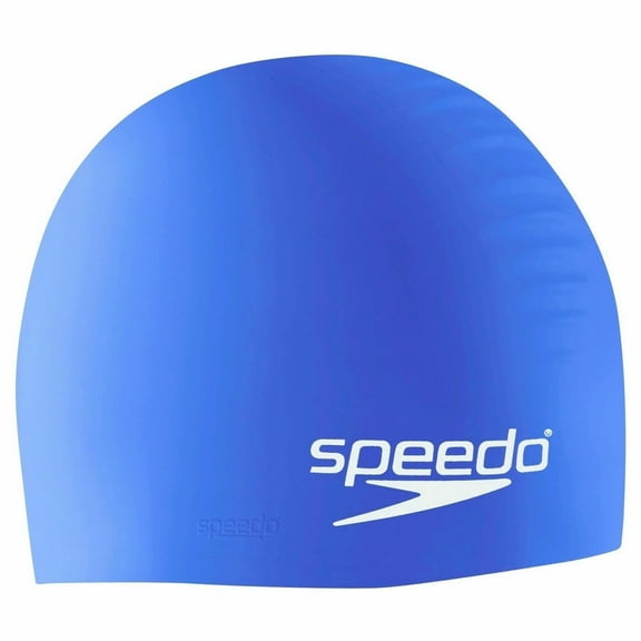 Speedo Junior Silicone Cap - Blue Ages 6-14