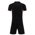 thumbnail image 4 of NAISIBABY Boys Outfit Sets, Quick Dry Performance T-Shirt Elastic Waist Shorts Basketball Football Athletic Clothes 2-Piece Black Size 2, 4 of 5