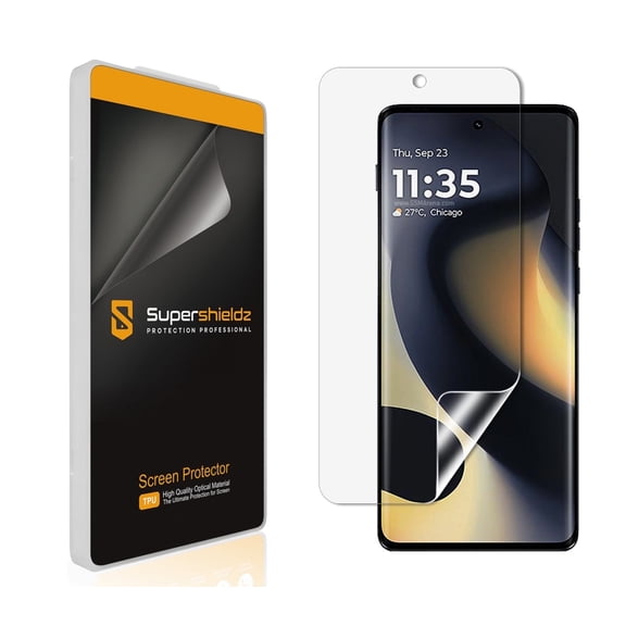 (2 Pack) Supershieldz Designed for Motorola (Edge 2024) Screen Protector, High Definition Clear Shield (TPU)