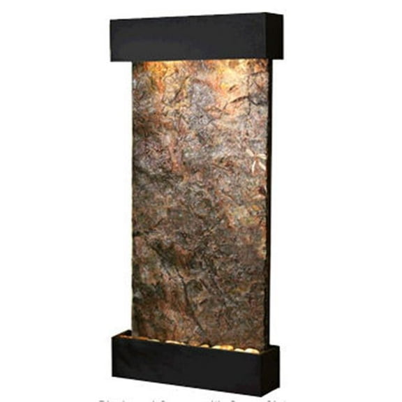 Whispering Creek - Green Natural Slate Wall Fountain