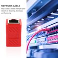 thumbnail image 3 of OULII 2Pack Ethernet Extender Red Zinc Alloy Network Connection Signal Transmission For Routers Switches 1.4X0.8in, 3 of 8