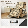 thumbnail image 3 of TSOVTHRID Schnauzer Dog Paw Print Recliner Slipcovers Non-Slip Lazy Boy Recliner Cover Water Resistant Couch Chair Covers with Pocket for Dog Furniture Protector for Living Room, 3 of 7