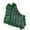 Green, variant on Women's Fall Chunky Wraps Color Striped Bohu Printed Knit Poncho with Hood Tassel Trim Lightweight Coverup Cape Green