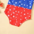 thumbnail image 4 of YUIVH Girls Summer Beach Bathing Suit Independence Day Toddler Swimwear Summer Sleeveless Striped Prints Bikini Swimsuit Summer Swimwear Beach Bathing Suit, 4 of 5