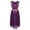Dark Purple, variant on Jowowha Womens Praise Dance Dress Sleeveless Lace-up Sides Split Worship Dress Lyrical Dancewear Blue L