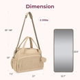 thumbnail image 3 of Tote Diaper Bags, Travel Crossbody Large Capacity Hospital Bag for Women Labor Delivery with Pacifier Case, 3 of 4