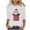 White Christmas Clothes For Women, variant on Cadancy Christmas Tops for Women 2025 Party Santa Crewneck 3/4 Sleeve Blouse Plus Size Vintage Casual Holiday Blouses Xmas Dressy Winter Funny Shirts
