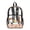 Cartoon Cat Tulip Daisy Floral, variant on Clear Backpack for Kids School Bag 17 Inch Large Capacity Bookbag Transparent Clear Bag Casual Travel Beach Backpack for Students, Horse Bow Daisy Mermaid Scales Print Violet Pink