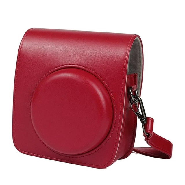 Mini 90 Classic cámara de película instantánea PU cuero funda protectora bolsa rojo perfke Funda de cámara