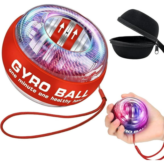 Vital Wrist Ball Exerciser, Wrist Ball Strengthener with Gyroscope, Forearm Trainer with LED Lights, Enhance Grip Strength,Arms Exerciser Equipment
