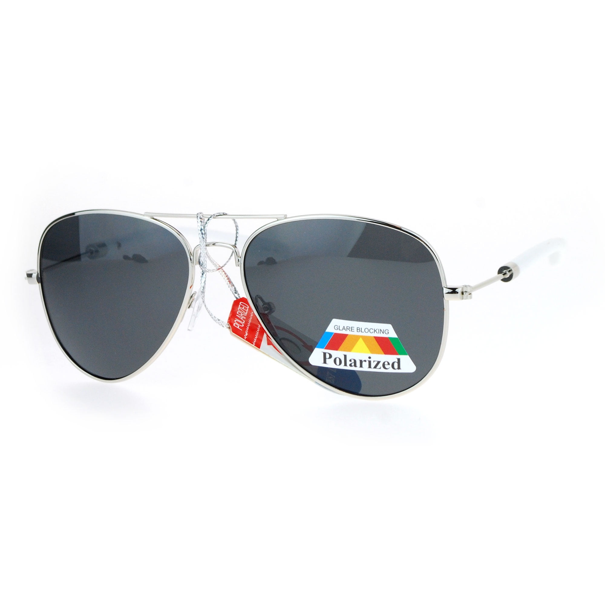 SA106 Anti-glare Polarized Lens Classic Wire Metal Rim Aviator Mens Sunglasses 
