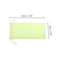 thumbnail image 4 of Unique Bargains 1 Pc Drawstring Eyeglass Pouch Soft Eyeglasses Storage Light Green, 4 of 5