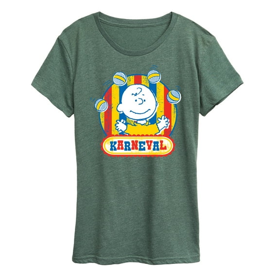 Peanuts - Charlie Brown Karneval - Women's Short Sleeve Graphic T-Shirt