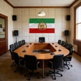 thumbnail image 3 of Double Sided Irans Flag, 2x3 FT Lion and Sun Persian Crown Pattern Printed Large Flags with 2 Brass Grommets, Fade Proof Durable Polyester Iranian Flags, 3 of 5