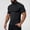 A81 Black, variant on Mens Athletic Mock Neck Short Sleeve Muscle Fit Shirts Workout Training Compression Tees Lightweight Base Layer Sports Gym Running Exercise Activewear T Shirts Tops