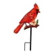 thumbnail image 2 of Cardenal rojo en estaca para jardín, adorno decorativo para césped. Estilo C, 2 of 8