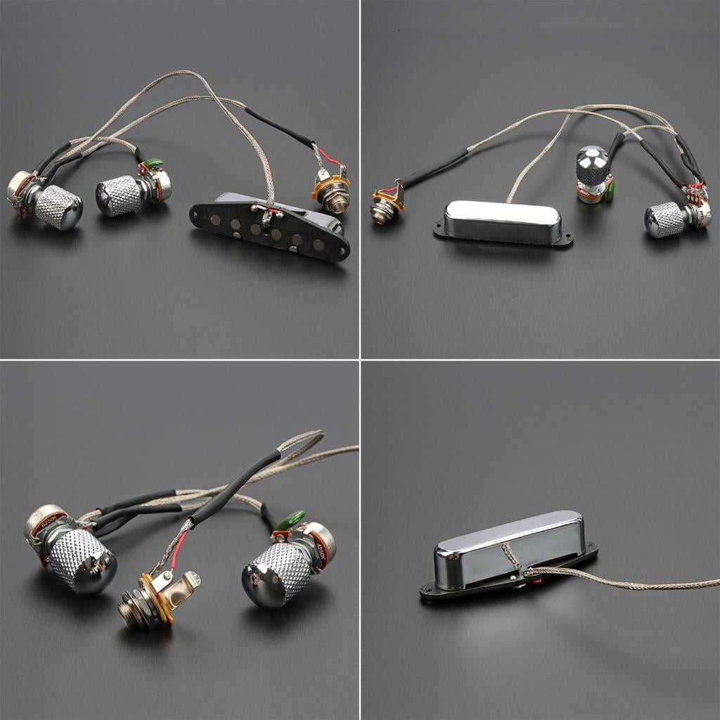 CEORPER Single Coil Guitar PreWired Guitar Pickup with Knobs Electric Guitar Part