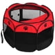 thumbnail image 5 of Jaula plegable portátil para mascotas, gatos y perros, tienda de juegos y ejercicio con cubierta de malla, para uso en interiores y exteriores, color rojo, 5 of 14